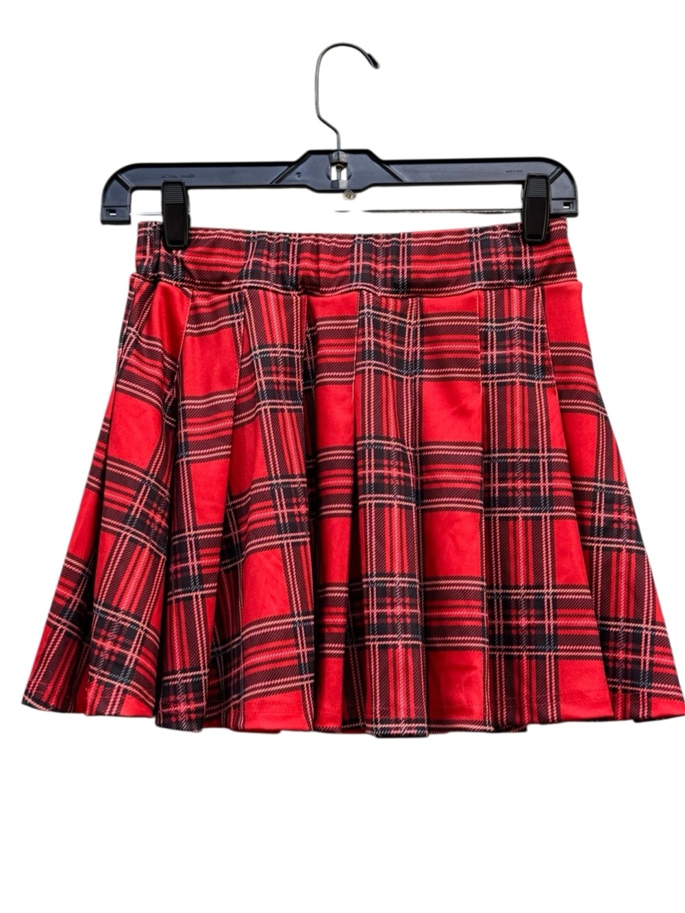 NWT AvidLove Women's Plaid Pleated Mini Skirt Size Small